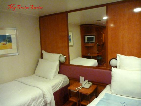 cruise ship standard inside room