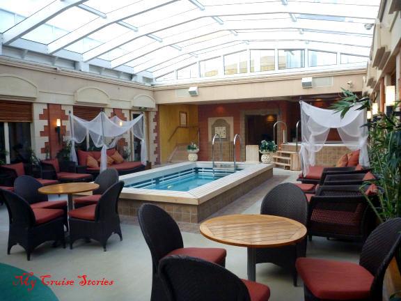 private pool area for suite guests