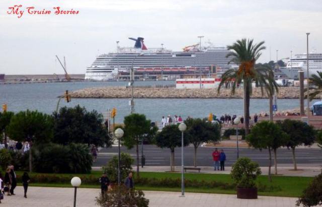 cruise ships in Majorca, Spain