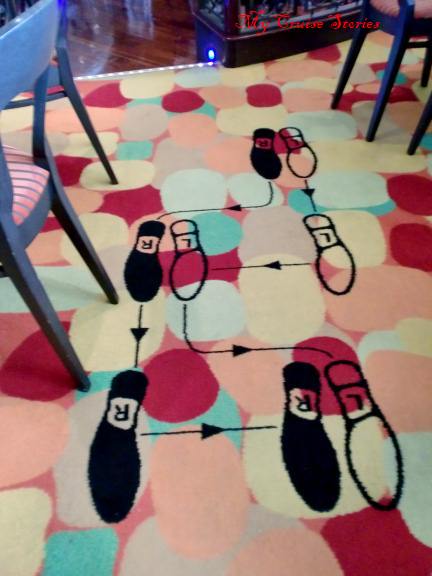 whimsical cruise ship carpet