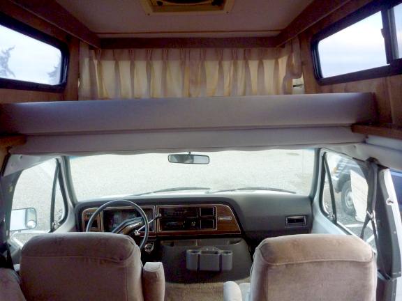 camper van top bunk