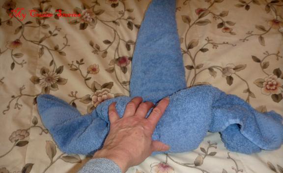 how to make a towel pigeon