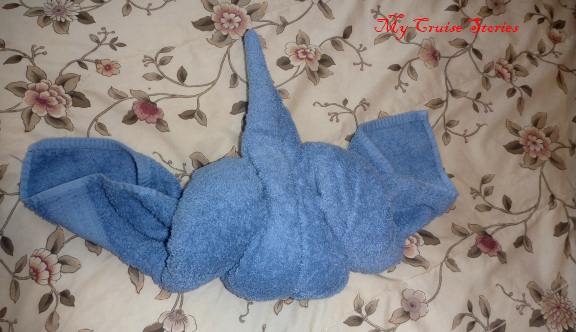 folding a towel bird