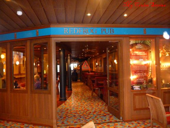cruise ship bar with good eats