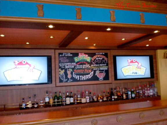 Bar in the RedFrog Pub