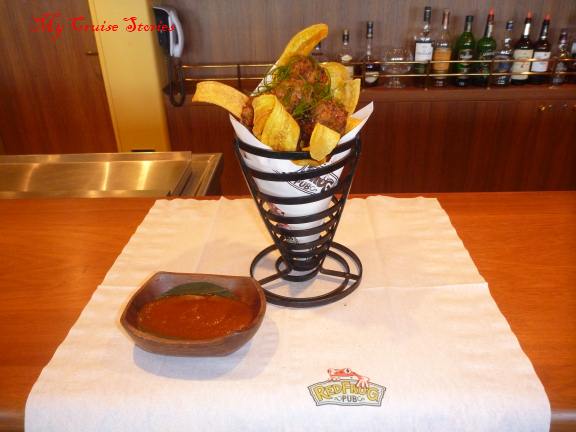 food at the RedFrog Pub