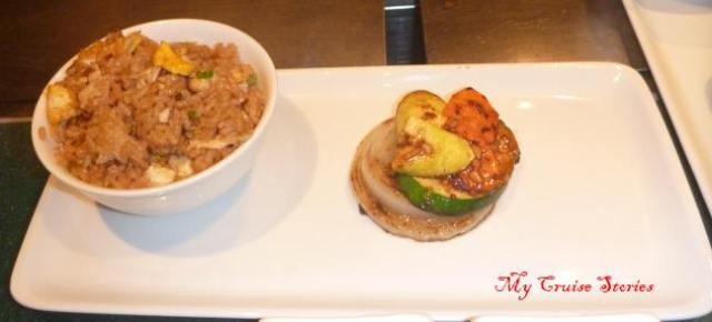 appetizers served at Teppanyaki