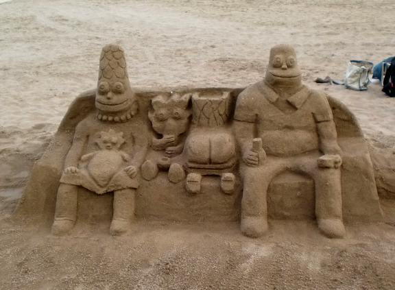 sand aculpture