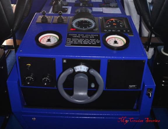 cruise ship steering wheel