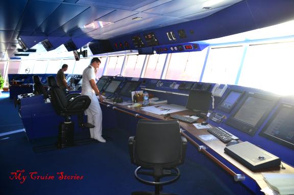 cruise ship bridge crew