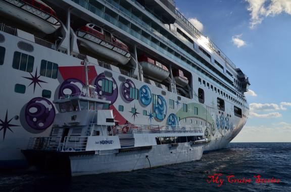 tender at Great Stirrup Cay