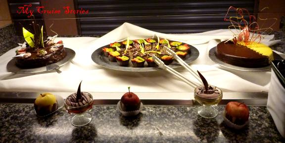 cruise ship dessert buffet
