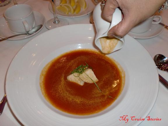 food served at Carnival Cruise comedy brunch