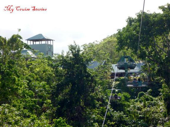 arriving at the top of Mystic Mountain
