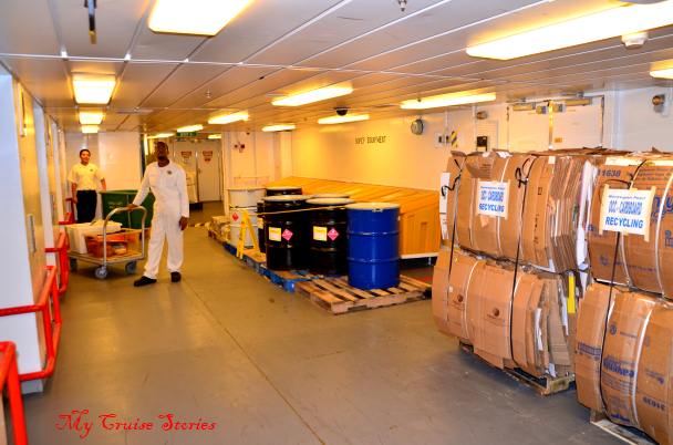 cruise ships recycle everything