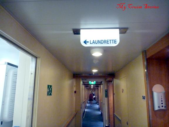 you would never find the laundrette without the tiny sign