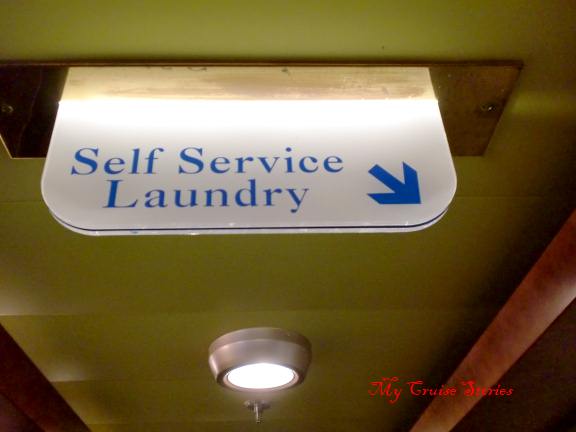self serve laundry on a cruise ship