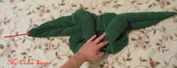 how to make a towel ant eater