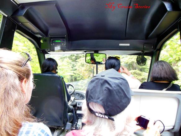 visiting Glacier Gardens in Juneau