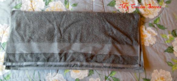 how to fold the head and flippers for a towel seal