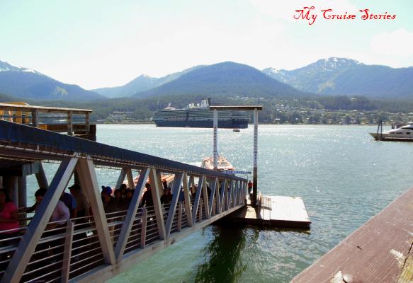 tender pier in Juneau, Alaska