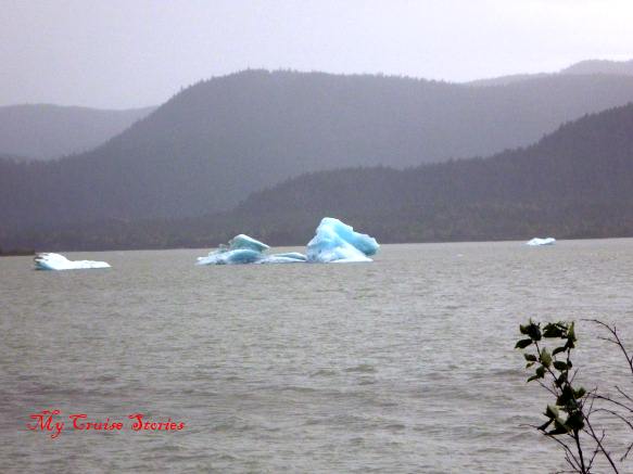 little ice bergs near Mendenhall Glacier