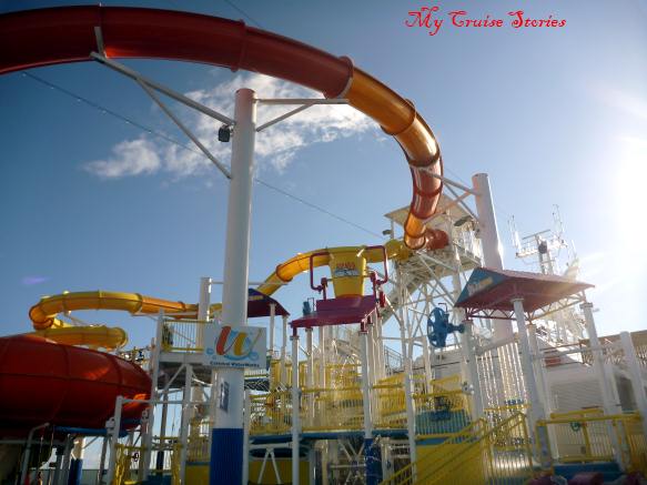 splash zone, water slides