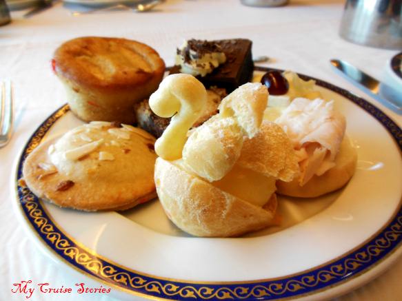 high tea on the Westerdam