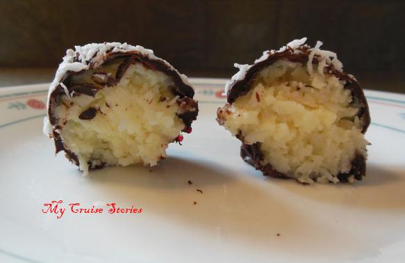 inside the truffle candy egg