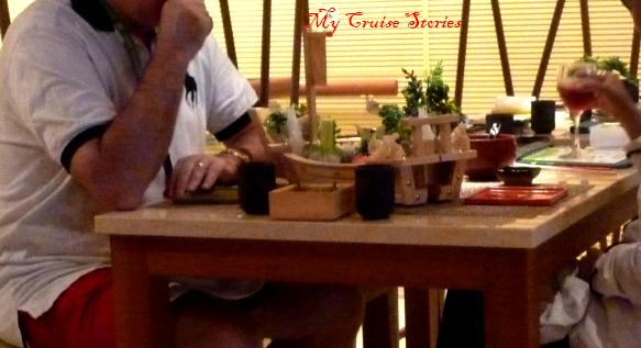 sushi on Carnival Breeze