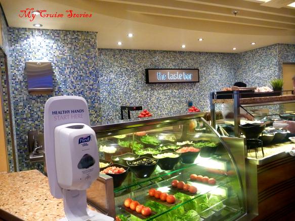 another free lunch option on Carnival Breeze - the Taste Bar
