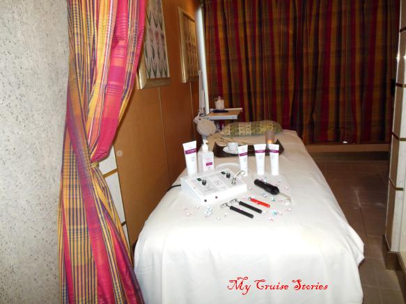 spa treatment room on Holland America Westerdam