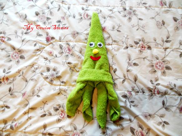 decorating a squid towel animal