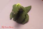 how to fold a towel dinosaur