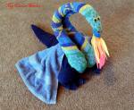 directions on how to fold a towel dragon