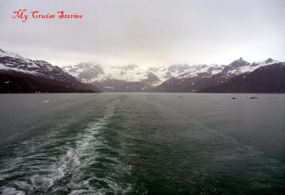 leaving Glacier Bay