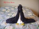 How to fold a towel penguin