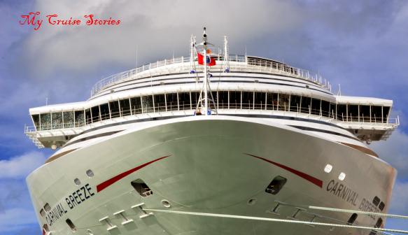cruise ship bow