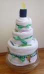 how to make a towel cake