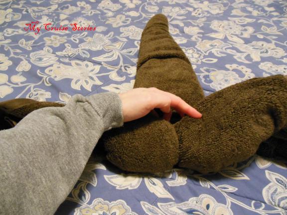 making a towel turkey