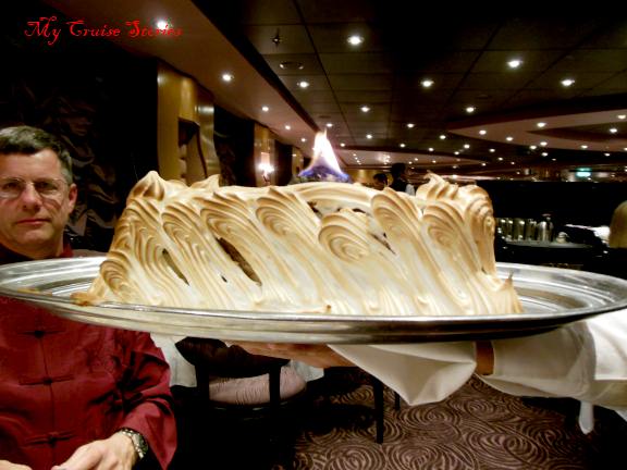 Baked Alaska on MSC Divina
