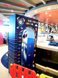 Kid's corner at the Divina buffet