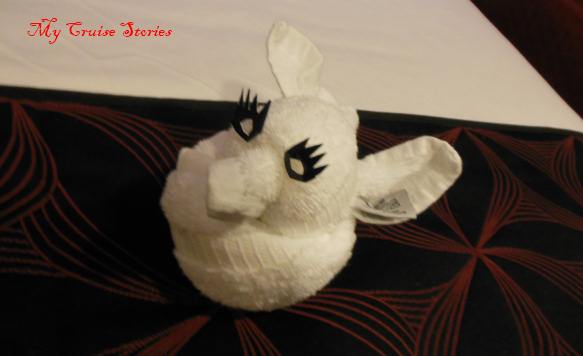 towel duck on the Divina