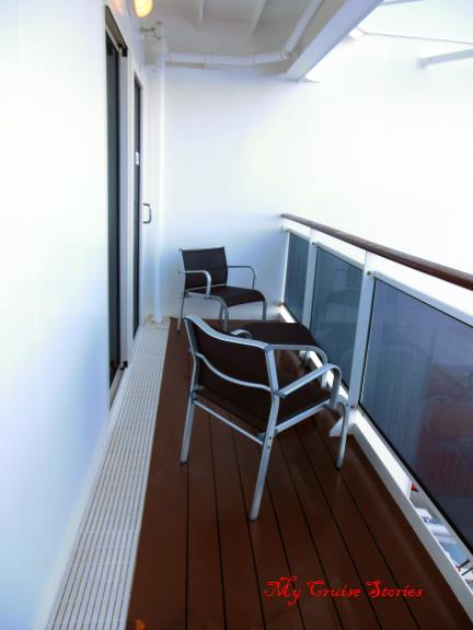 double size cruise ship veranda