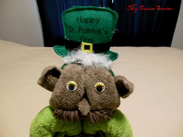 towel leprechaun strike one