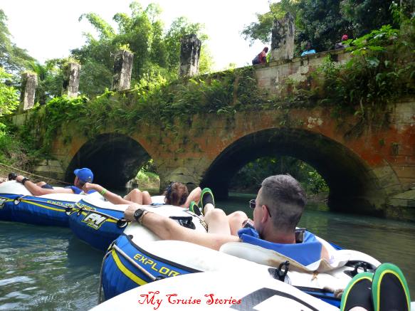 old stone bridge over the Martha Brae River