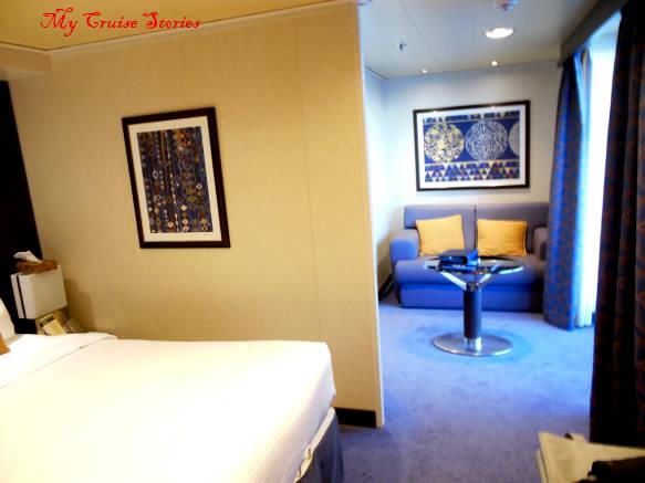 surprisingly nice cruise ship cabin
