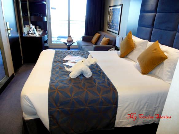 Accommodations on the MSC Divina - balcony cabin