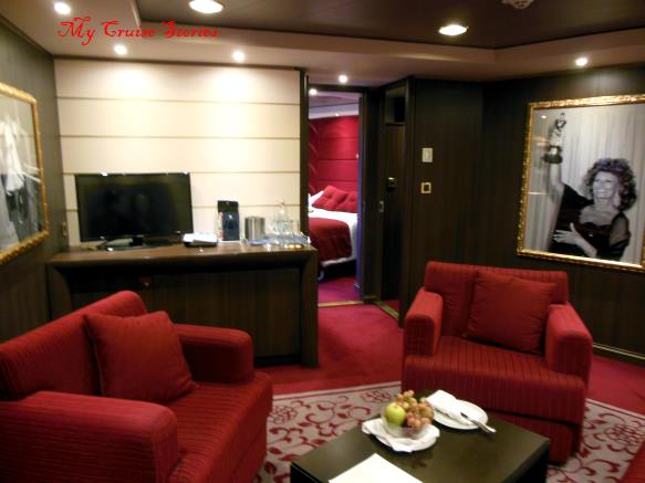 large cruise ship suite