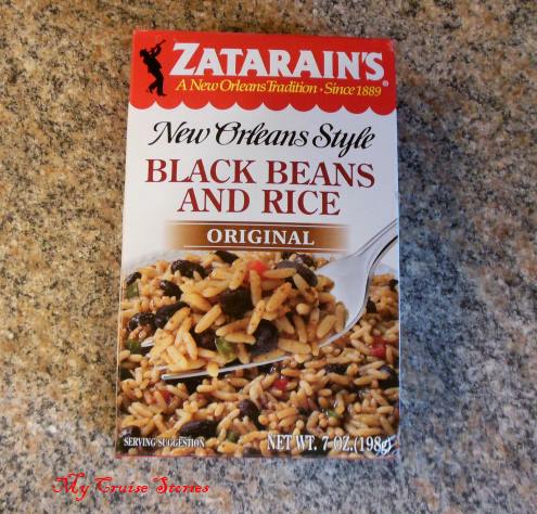 black beans and rice adds flavor to the stuffed peppers